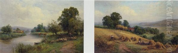 Near Streatley by Henry John Kinnaird