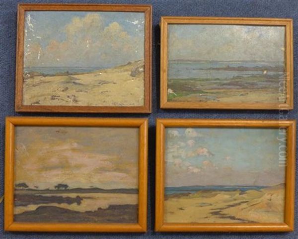 Coastal Landscapes (4 Works) by Joseph Milner Kite