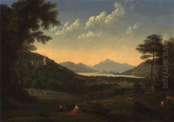 An Extensive View Of Loch Lomond Looking North... by John Knox