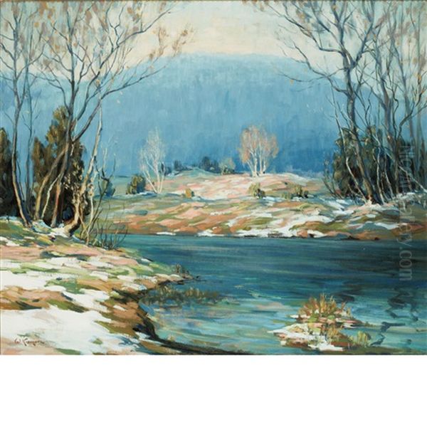 March Day In The Catskill Mountains by Walter Koeniger