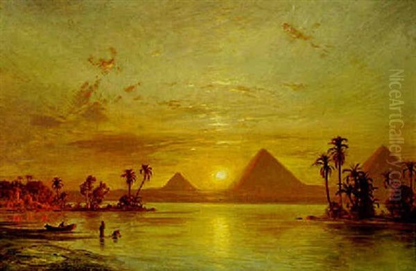 The Pyramids Of Gizeh by Ernest Karl Eugen Koerner