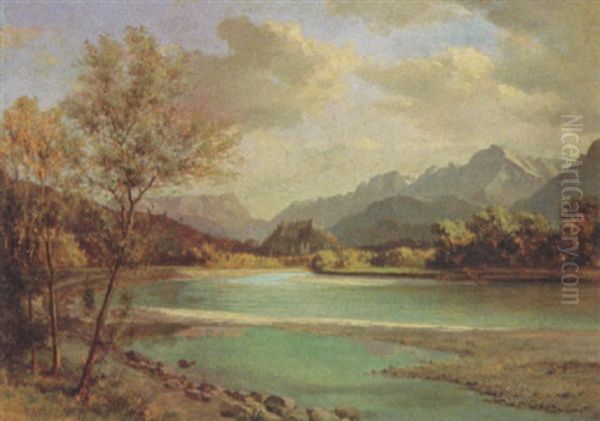 Blick Auf Die Festung Hohensalzburg by Franz Kulstrunk