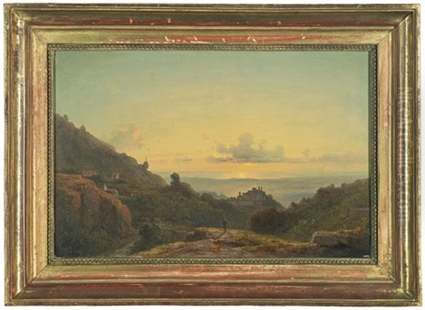 An Extensive Coastal Landscape by Carl Robert Kummer