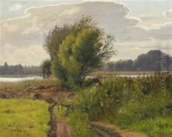 View From St. Jorgen's Lake Near Old Farimagsgade by Vilhelm Peter Karl Kyhn