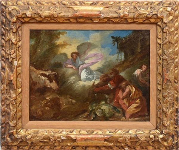 The Annunciation To The Shepherds by Jean Jacques Lagrenee the Younger