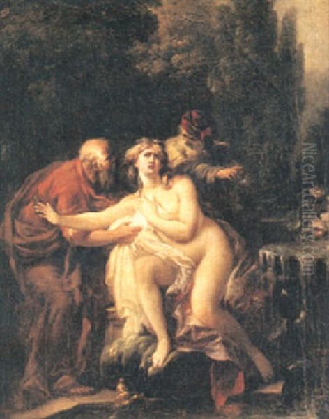 Susanna Och De Aldre by Jean Jacques Lagrenee the Younger