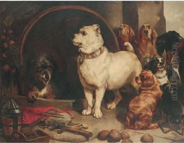 Alexander And Diogenes by Sir Edwin Henry Landseer