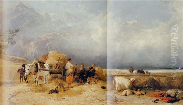 Harvest In The Highlands by Sir Edwin Henry Landseer