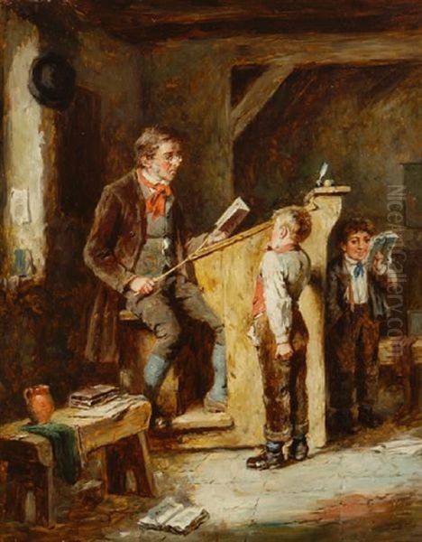 The Schoolmaster's Reprimand by Mark William Langlois