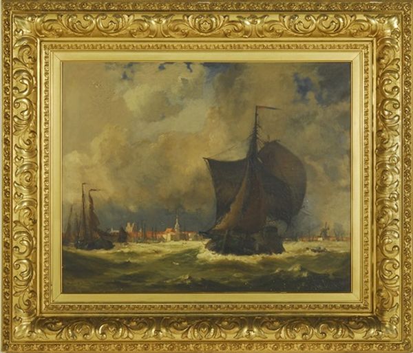 A Squally Day...holland by Walter Franklin Lansil