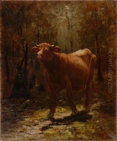 Portrait Of A Cow by Wilbur H. Lansil