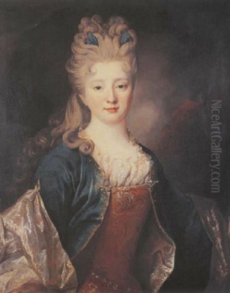 Portrait De La Princesse Des Ursins (?) by Nicolas de Largilliere