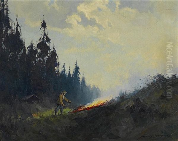 The Brush Fire by Sydney Mortimer Laurence