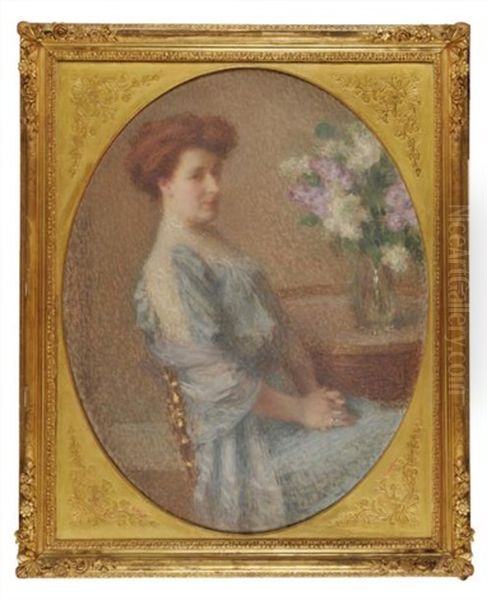 Portrait De Madame C by Ernest Joseph Laurent