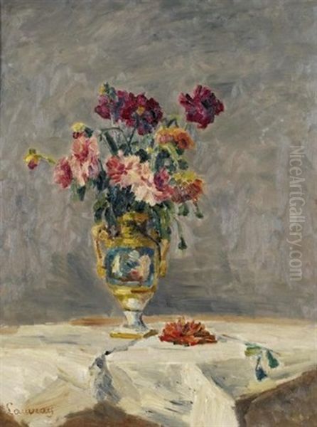 Bouquet De Fleurs by Abel Louis Alphonse Lauvray