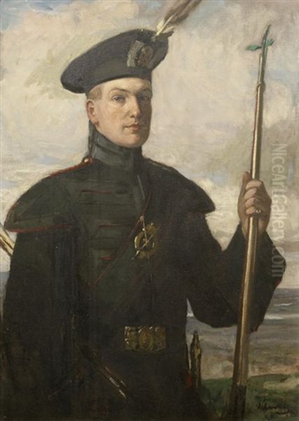 Sir Patrick Ford In The Uniform Of A Royal Archer by John Lavery