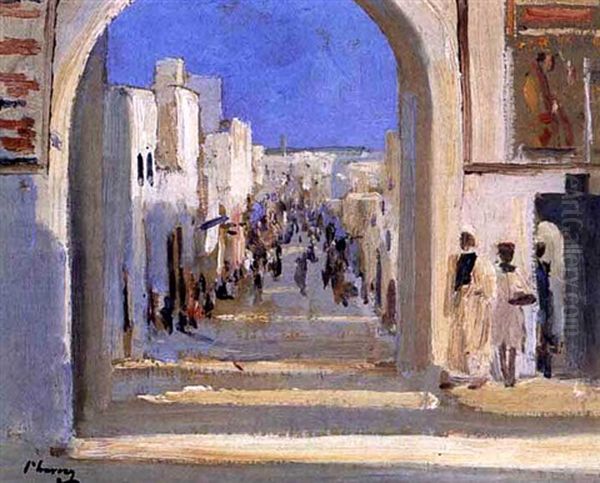 A Street In Rabat, Morocco by John Lavery