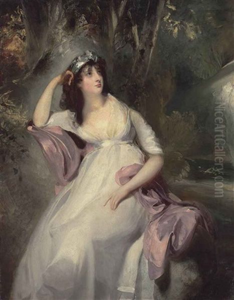 Portrait Of Sarah Martha (sally) Siddons, Daughter Of Sarah Siddons by Thomas Lawrence