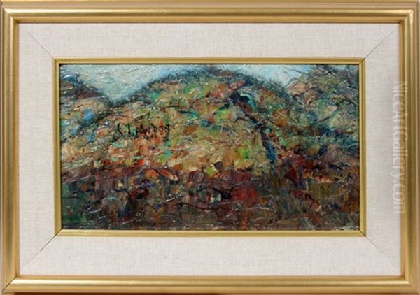 Depicts Hilltop by Ernest Lawson