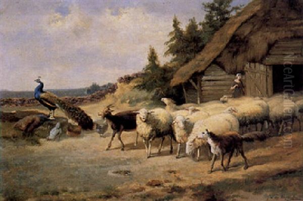 Going To Pasture by Jef Louis Van Leemputten