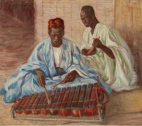 Les Musiciens Africains by Raphaeel Leon Leguilloux