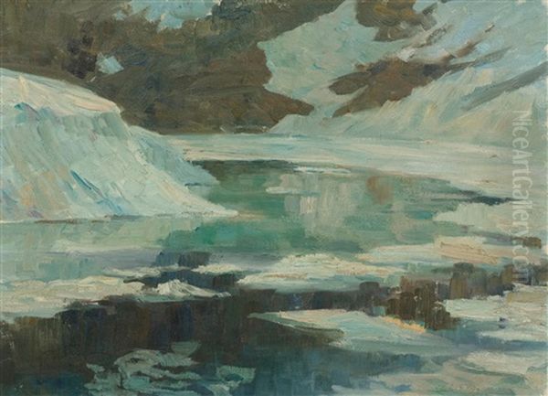 Lago Bianco In Spring by Wilhelm Ludwig Lehmann