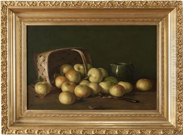 Apples Spilling From A Basket by Adam Lehr