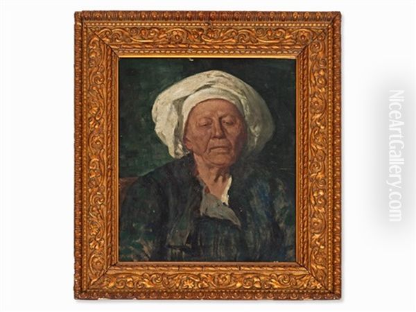 Portrait Of A Peasant Woman by Wilhelm Maria Hubertus Leibl