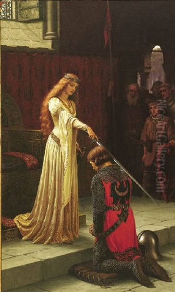 The Accolade by Edmund Blair Leighton