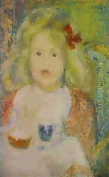 Lise Ou L'enfant A La Tasse by Georges Lemmen