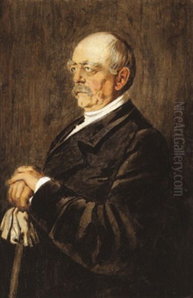 Bildnis Otto Furst Von Bismarck by Franz Seraph von Lenbach