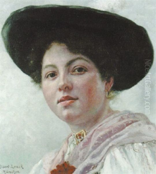 A Bavarian Girl by Albert Lenck