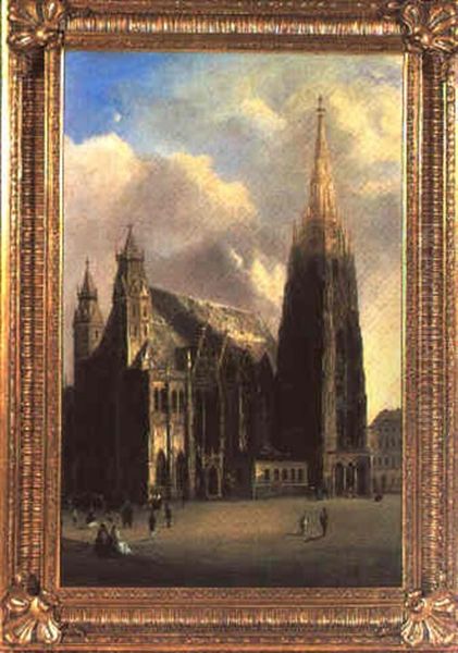 St. Stephan In Wien by Ferdinand Lepie