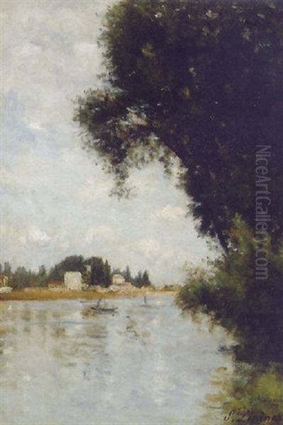 At The River's Edge by Stanislas Lepine