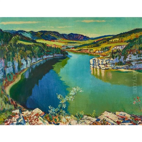 Bassin De Doubs by Charles L'Eplattenier