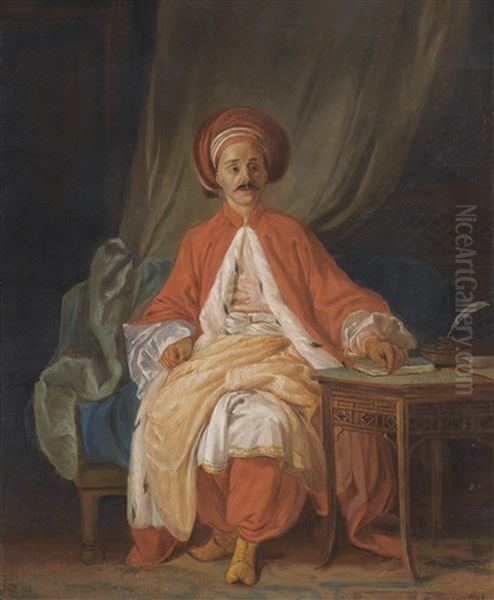 A Turkish Nobleman by Jean-Baptiste Leprince