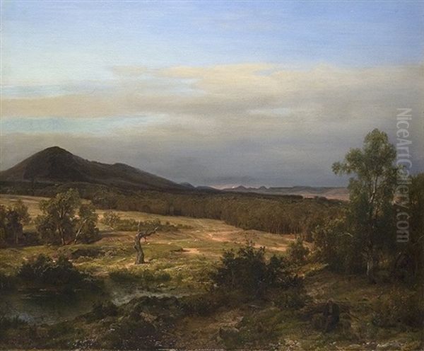 In The Low Mountain Range by Karl Friedrich Lessing