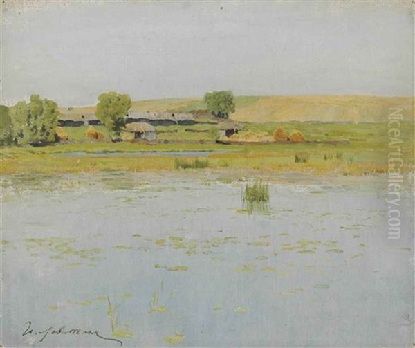 Flooded Field, Savvinskaya Sloboda by Isaak Levitan