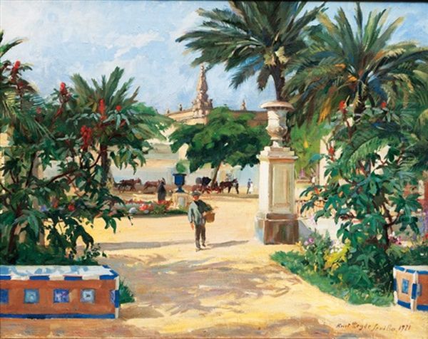 Square In Sevilla by Kurt Leyde