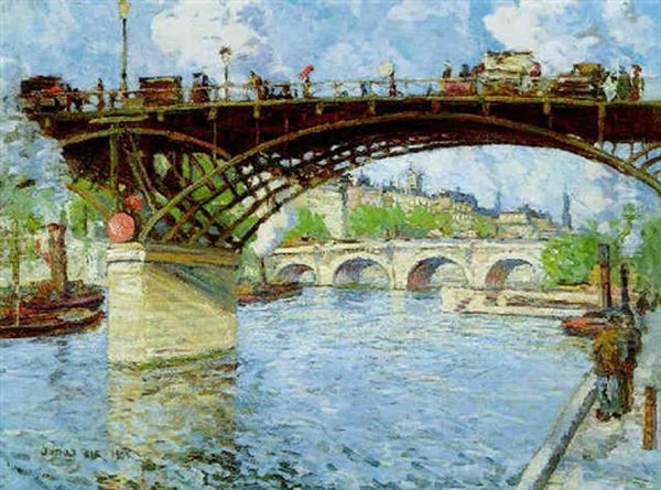 View Of The Seine by Jonas Lie