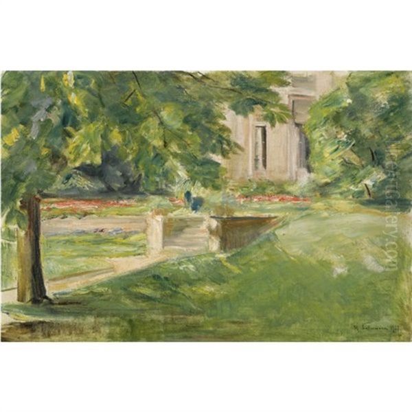 Haus Und Terrasse Nach Sudwesten (house And Terrace To The Southwest) by Max Liebermann