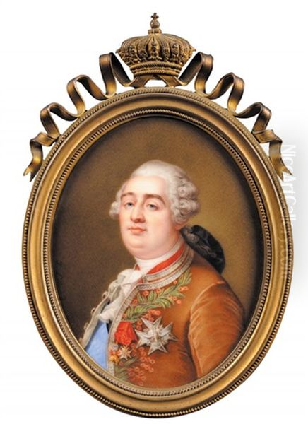 Portrait Du Roi Louis Xvi by Jean Auguste Edouard Lienard