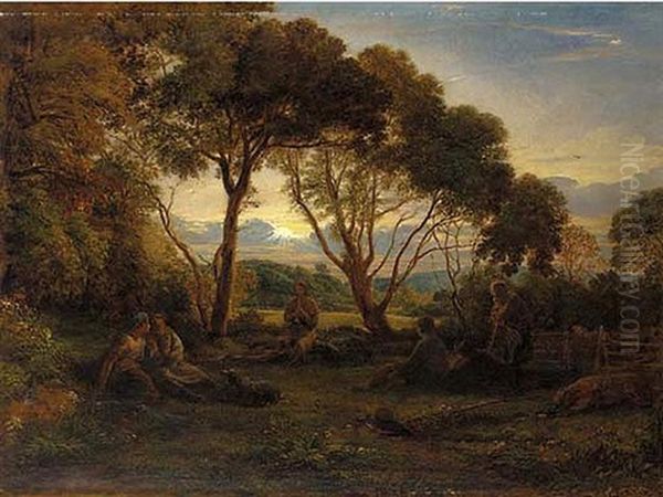 Shepherd's Amusement by John Linnell