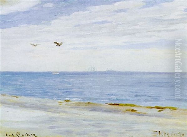 Udsigt Over Havet, Skagen by Carl Ludvig Thilson Locher