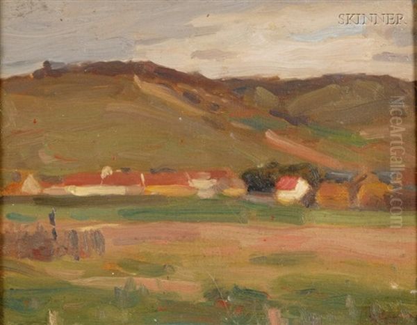 Country Landscape (+another; 2 Works) by Robert Henry Logan