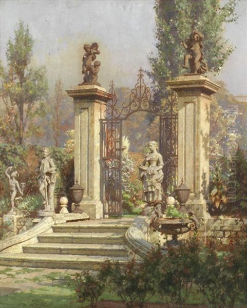 The Garden Gate by William Logsdail