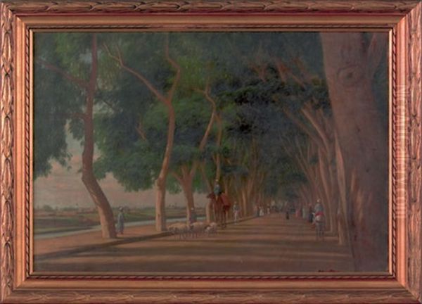 Lebbek Avenue Cairo by Ernest Wadsworth Longfellow