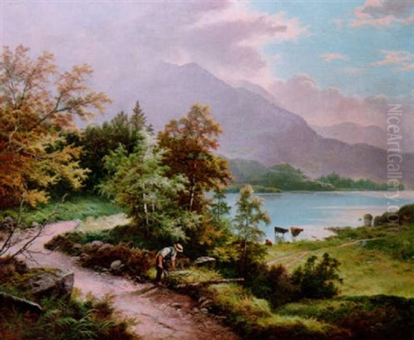 View Near Barmouth by Edgar Longstaffe