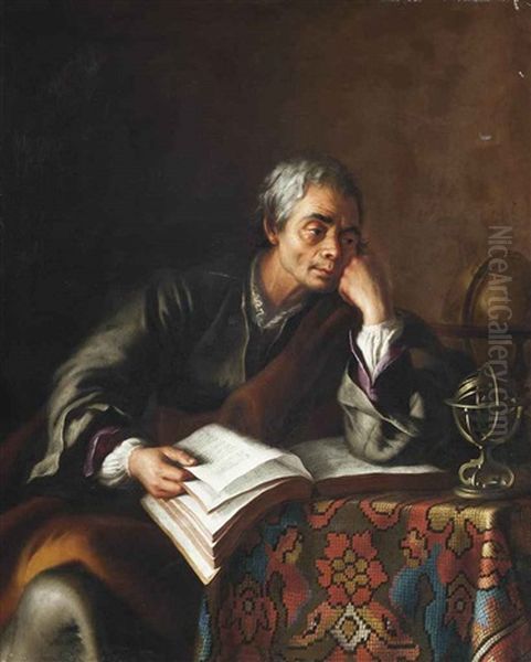 Portrait Of A Geographer by Jean-Baptiste van Loo