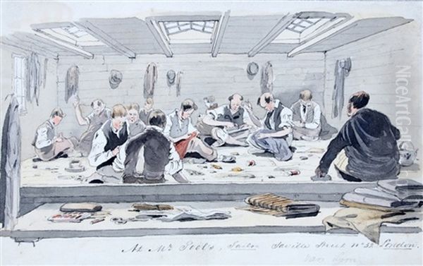 At Mr. Pools, Tailor Saville Street No. 32, London by Pieter Van Loon